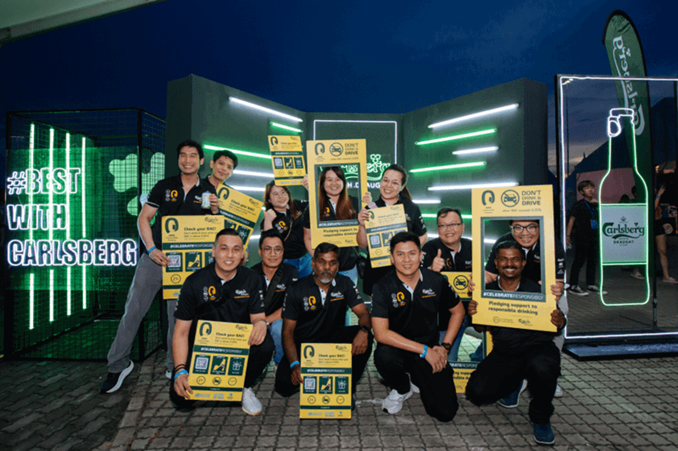 62 of our employee ambassadors volunteered to raise awareness on ZERO Irresponsible Drinking at on-ground activations and large-scale music festivals.